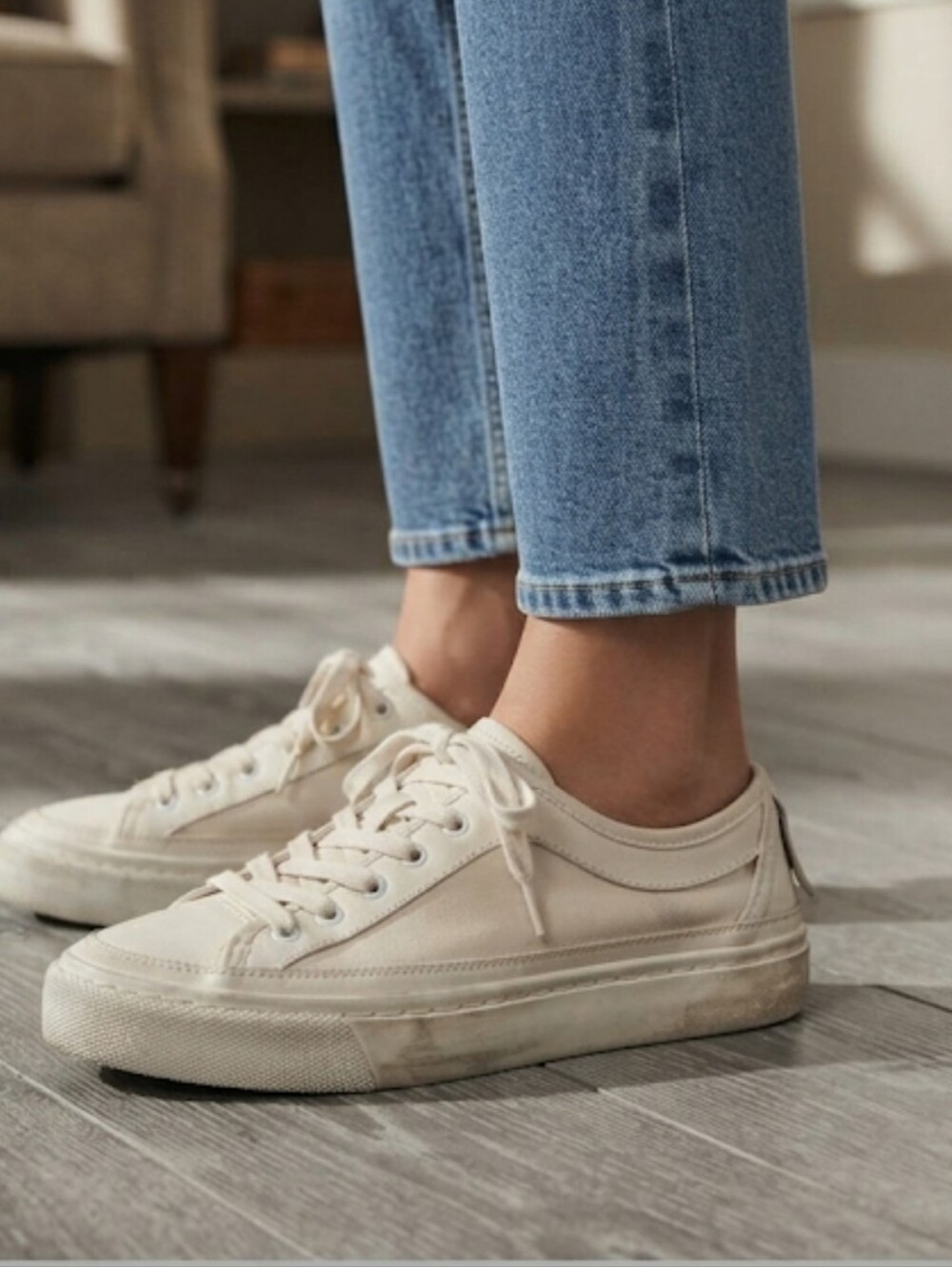 Allsaints Women Leather Platform Sneakers Shoes sz 39/9